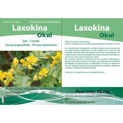 Comprar OKAL LAXOKINA 60 CAPSULAS al mejor precio en NuestraFarma, tu farmacia online