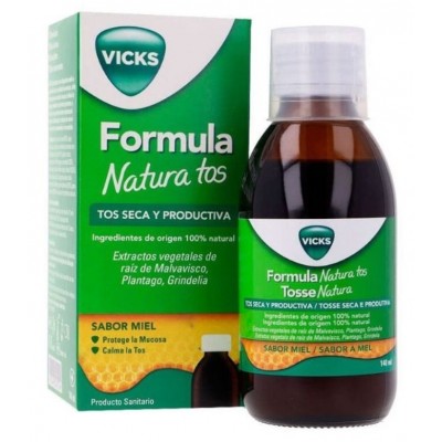 Comprar VICKS FORMULA NATURA TOS 140 ML al mejor precio en NuestraFarma, tu farmacia online