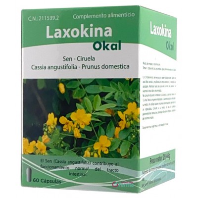Comprar OKAL LAXOKINA 60 CAPSULAS al mejor precio en NuestraFarma, tu farmacia online