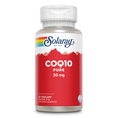 Comprar SOLARAY COENZIMA Q10 PURE 30 MG 30 CAPSULAS VEGETALES al mejor precio en NuestraFarma, tu farmacia online