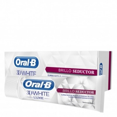 Comprar ORAL-B 3DWHITE PASTA DENTAL LUXE BRILLO SEDUCTOR 75 ML al mejor precio en NuestraFarma, tu farmacia online