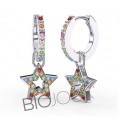 BIOJOUX PENDIENTES GINEVRA ESTRELLA COLOR 12 MM BJT281 1 PAR