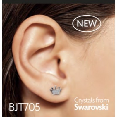 Comprar BIOJOUX PENDIENTES CORONA 8 MM BJT705 1 PAR al mejor precio en NuestraFarma, tu farmacia online