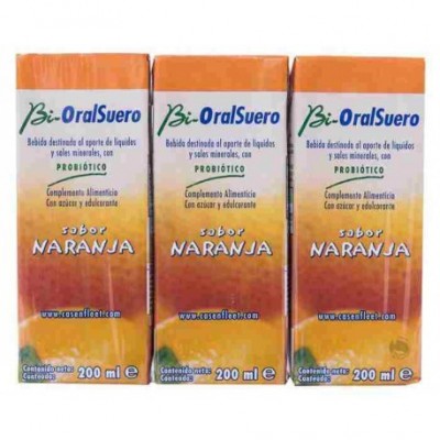 Comprar BIORAL SUERO SABOR NARANJA BRIK 3X200ML al mejor precio en NuestraFarma, tu farmacia online