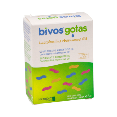 Comprar BIVOS GOTAS LACTOBACILLUS GG 8 ML al mejor precio en NuestraFarma, tu farmacia online