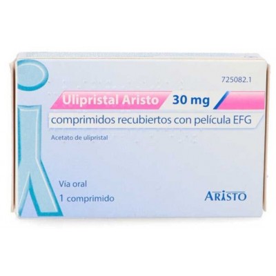 Comprar ULIPRISTAL ARISTO EFG 30 MG 1 COMPRIMIDO RECUBIERTO al mejor precio en NuestraFarma, tu farmacia online