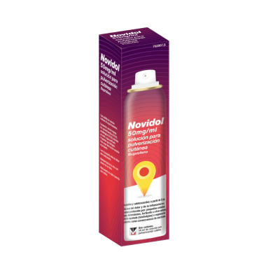 Comprar NOVIDOL 50 MG/ML SOLUCION PARA PULVERIZACION CUTANEA 50 ML al mejor precio en NuestraFarma, tu farmacia online