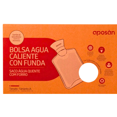 Comprar APOSAN BOLSA AGUA CALIENTE 1 UNIDAD 2 L CON FUNDA al mejor precio en NuestraFarma, tu farmacia online