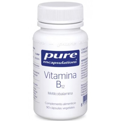 Comprar PURE ENCAPSULATIONS VITAMINA B12 90 CAPSULAS al mejor precio en NuestraFarma, tu farmacia online