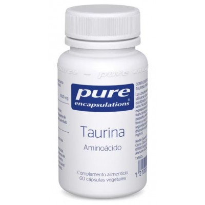 Comprar PURE ENCAPSULATIONS TAURINA 60 CAPSULAS VEGETALES al mejor precio en NuestraFarma, tu farmacia online