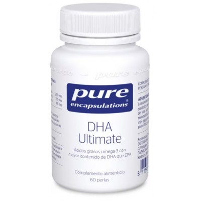 Comprar PURE ENCAPSULATIONS DHA ULTIMATE 60 PERLAS al mejor precio en NuestraFarma, tu farmacia online