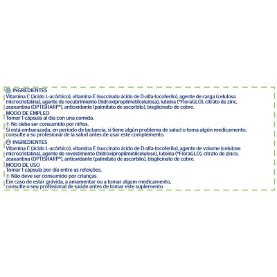 Comprar PURE ENCAPSULATIONS VISION 60 CAPSULAS al mejor precio en NuestraFarma, tu farmacia online