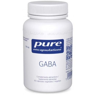 Comprar PURE ENCAPSULATIONS GABA 60 CAPSULAS VEGETALES al mejor precio en NuestraFarma, tu farmacia online