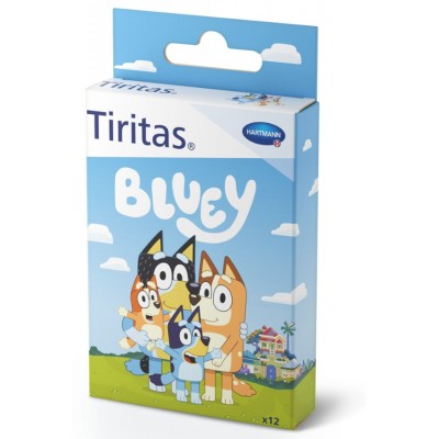 Comprar TIRITAS BLUEY APOSITO ADHESIVO 12 UNIDADES 3 TAMAÑOS al mejor precio en NuestraFarma, tu farmacia online