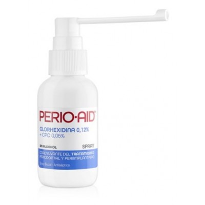 Comprar PERIO AID CHX 0,12% + CPC 0,05% COADYUVANTE DEL TRATAMIENTO SPRAY BUCAL 50 ML al mejor precio en NuestraFarma, tu farmacia online