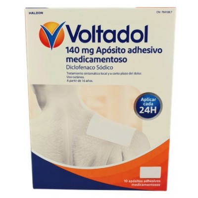 Comprar VOLTADOL 140 MG 10 APOSITOS ADHESIVOS MEDICAMENTOSOS al mejor precio en NuestraFarma, tu farmacia online