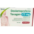 DEXKETOPROFENO TEVAGEN 25 MG 10 SOBRES SOLUCION ORAL