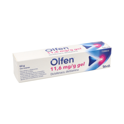 Comprar OLFEN 11,6 MG/G GEL CUTANEO 1 TUBO 60 G al mejor precio en NuestraFarma, tu farmacia online