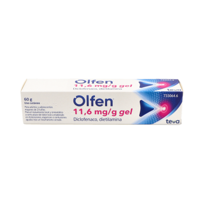 Comprar OLFEN 11,6 MG/G GEL CUTANEO 1 TUBO 60 G al mejor precio en NuestraFarma, tu farmacia online