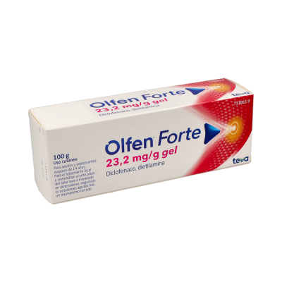 Comprar OLFEN FORTE 23,2 MG/G GEL CUTANEO 1 TUBO 100 G al mejor precio en NuestraFarma, tu farmacia online