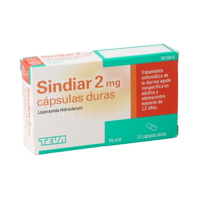 Comprar SINDIAR 2 MG 10 CAPSULAS al mejor precio en NuestraFarma, tu farmacia online