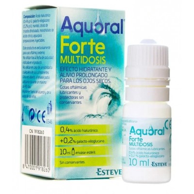 Comprar AQUORAL FORTE MULTIDOSIS GOTAS OFTALMICAS LUBRIC al mejor precio en NuestraFarma, tu farmacia online