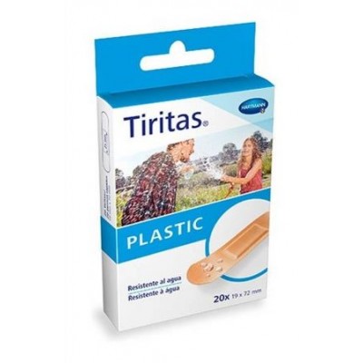 Comprar TIRITAS PLASTIC APOSITO ADHESIVO 20 UNIDADES 72 MM X 19 MM al mejor precio en NuestraFarma, tu farmacia online