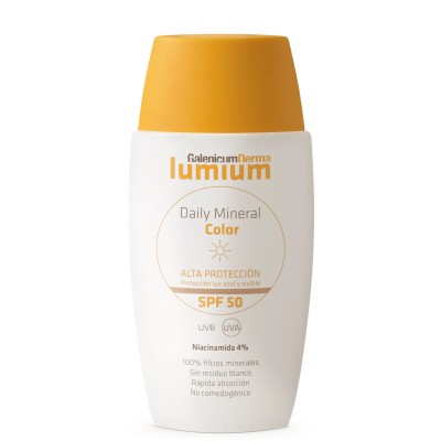 Comprar GALENICUM DERMA LUMIUM DAILY MINERAL COLOR SPF50 50 ML al mejor precio en NuestraFarma, tu farmacia online