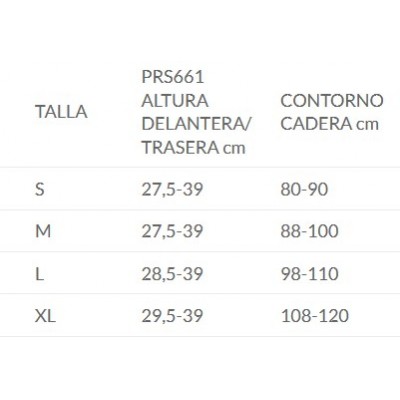 Comprar PRIMSPINE FOCUSBRACE CORSE RIGIDO LUMBOSACRO PRS661 al mejor precio en NuestraFarma, tu farmacia online