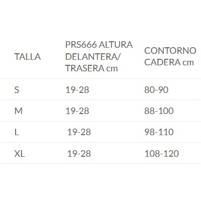 Comprar PRIMSPINE FOCUSBRACE CORSE RIGIDO TORACICO-LUMBOSACRO PRS666 al mejor precio en NuestraFarma, tu farmacia online