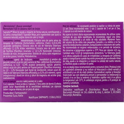 Comprar SUPRADYN RELAX 30 CAPSULAS al mejor precio en NuestraFarma, tu farmacia online