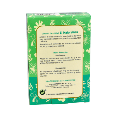 Comprar EL NATURALISTA MANZANILLA DULCE 30 G al mejor precio en NuestraFarma, tu farmacia online