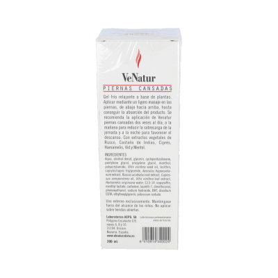 Comprar VENATUR PIERNAS CANSADAS GEL 200 ML al mejor precio en NuestraFarma, tu farmacia online