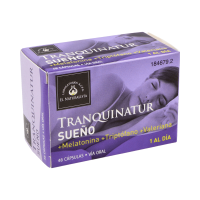 Comprar EL NATURALISTA TRANQUINATUR SUEÑO 48 CAPSULAS al mejor precio en NuestraFarma, tu farmacia online