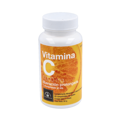 Comprar EL NATURALISTA VITAMINA C LIBERACION PROLONGADA 1000 MG 60 COMPRIMIDOS al mejor precio en NuestraFarma, tu farmacia online