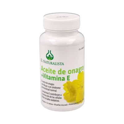 Comprar EL NATURALISTA ACEITE DE ONAGRA + VITAMINA E 90 PERLAS al mejor precio en NuestraFarma, tu farmacia online