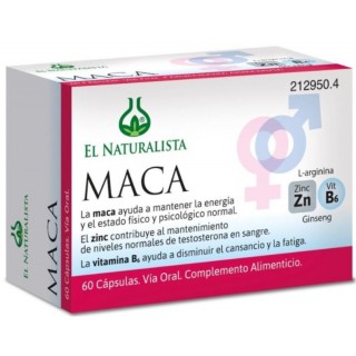 EL NATURALISTA MACA 60 CAPSULAS