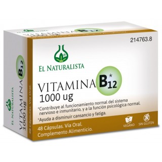 EL NATURALISTA VITAMINA B12 1000 MCG 48 CAPSULAS