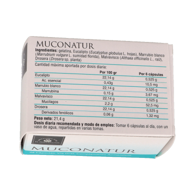 Comprar EL NATURALISTA MUCONATUR 48 CAPSULAS al mejor precio en NuestraFarma, tu farmacia online