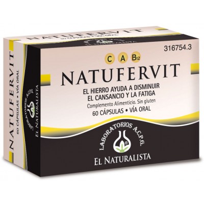 Comprar EL NATURALISTA NATUFERVIT 60 CAPSULAS al mejor precio en NuestraFarma, tu farmacia online