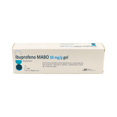 Comprar IBUPROFENO MABO 50 MG/ML GEL 1 TUBO 60 G al mejor precio en NuestraFarma, tu farmacia online
