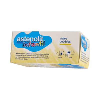 Comprar ASTENOLIT INFANTIL 12 VIALES 10 ML al mejor precio en NuestraFarma, tu farmacia online
