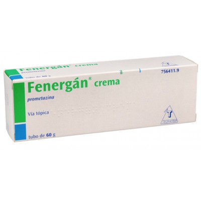 Comprar FENERGAN 20 mg/g CREMA 1 TUBO 60 g al mejor precio en NuestraFarma, tu farmacia online
