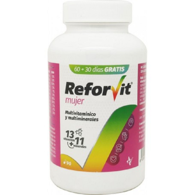Comprar REFORVIT MUJER 90 CAPSULAS al mejor precio en NuestraFarma, tu farmacia online