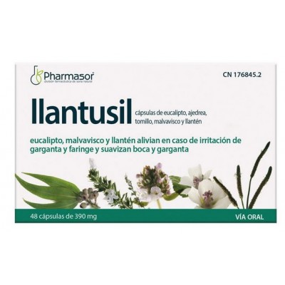 Comprar PHARMASOR LLANTUSIL 48 CAPSULAS al mejor precio en NuestraFarma, tu farmacia online