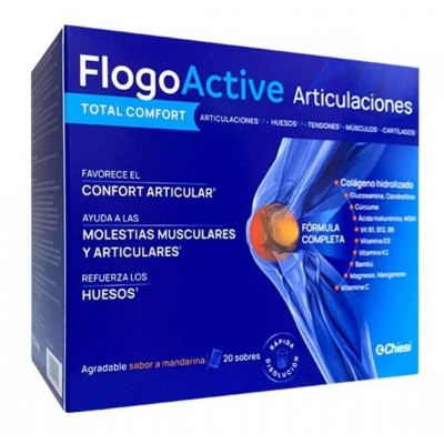 Comprar FLOGOACTIVE ARTICULACIONES 20 SOBRES 8,8 G SABOR MANDARINA al mejor precio en NuestraFarma, tu farmacia online