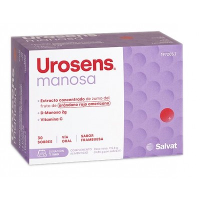 Comprar UROSENS MANOSA 30 SOBRES al mejor precio en NuestraFarma, tu farmacia online