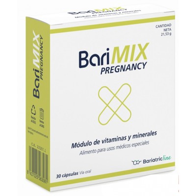 Comprar BARIMIX PREGNANCY 30 CAPSULAS al mejor precio en NuestraFarma, tu farmacia online