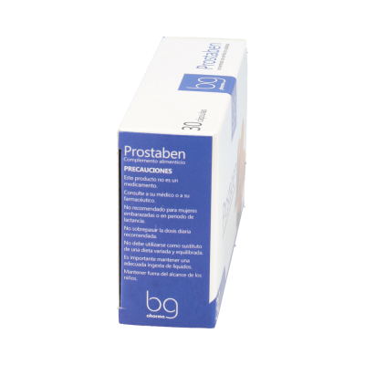 Comprar PROSTABEN 30 CAPSULAS al mejor precio en NuestraFarma, tu farmacia online