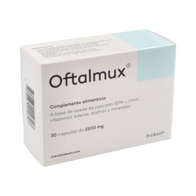 Comprar OFTALMUX 30 CAPSULAS al mejor precio en NuestraFarma, tu farmacia online